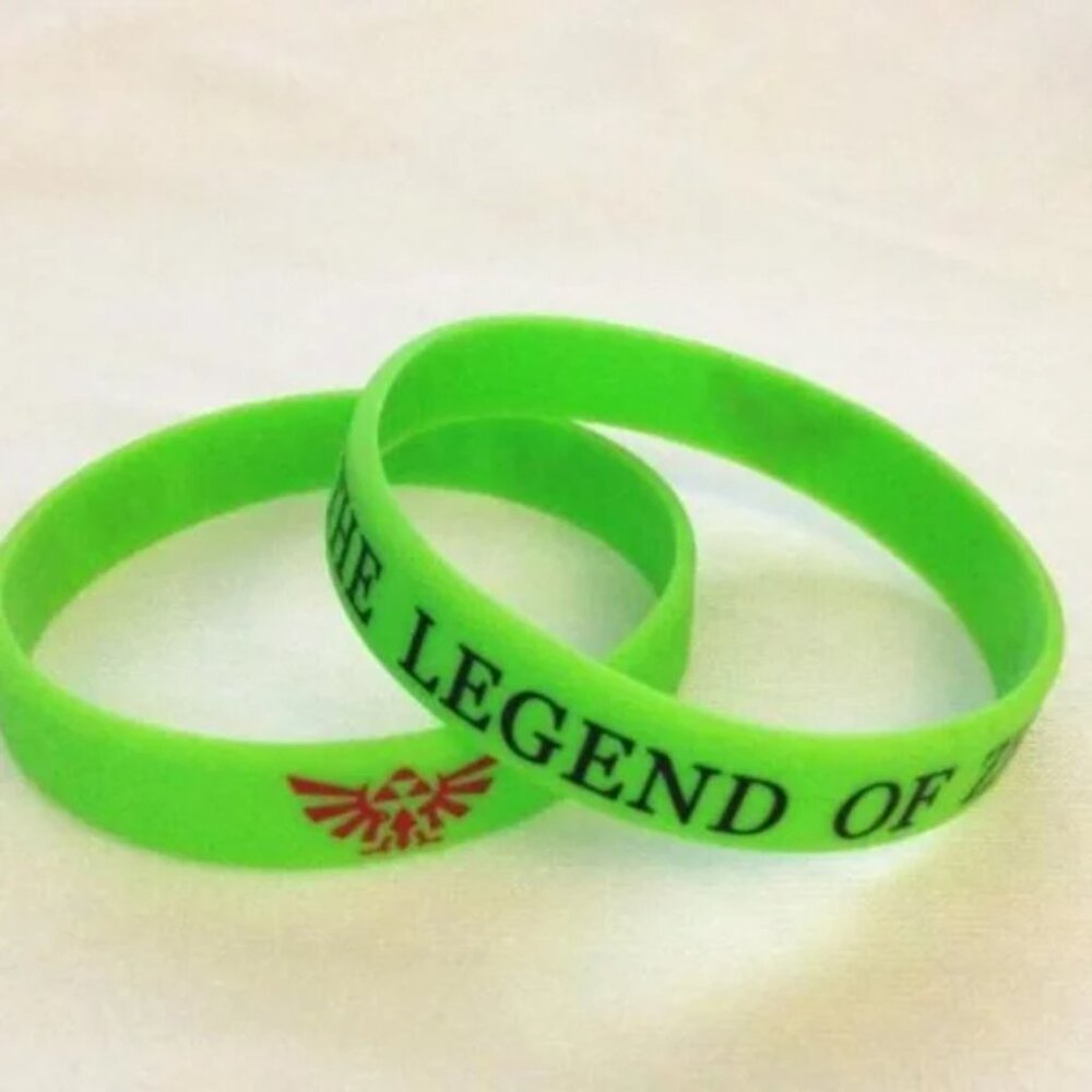 (2PCS) ZELDA Video Game Theme wristband bracelet nes snes retro video game